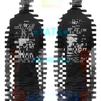 If Tata Can't Fix It No One Can Grandpa Father's Day Men's T-shirt Back Print - Thegiftio