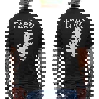 Tea-Rex Dino レジャー ファン クール メンズTシャツ バックプリント - Kawaiitshirt