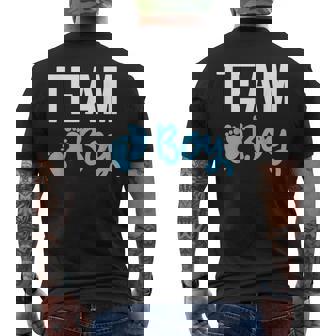 Team Boy Babyhower Genere Reveal T-shirt da uomo con stampa posteriore - Novitaregali
