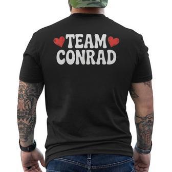 Team Conrad Hearts Men's T-shirt Back Print - Thegiftio UK