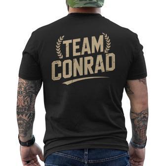 Team Conrad Heart I Love Conrad Romantic Summer Men's T-shirt Back Print - Thegiftio UK