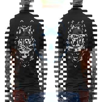 Team Reveur House Blue Reveur House Of Dreamers Wolf Men's T-shirt Back Print | Mazezy