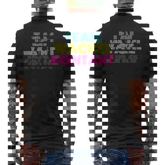Team Wackelkontakt Retro 70S Lampe Malleorgühen Hit T-Shirt mit Rückendruck - Geschenkecke