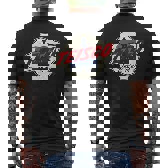 Teisco ビンテージロゴ メンズTシャツ バックプリント - Kawaiitshirt