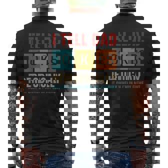 I Tell Dad Jokes Periodically Element Science Father's Day Men's T-shirt Back Print - Thegiftio