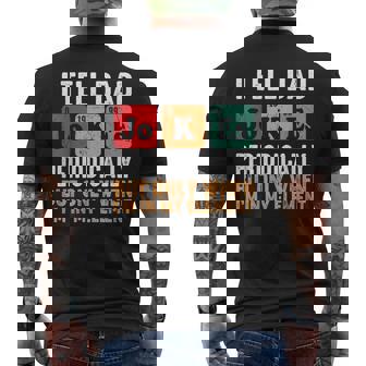 I Tell Dad Jokes Periodically Father's Day Dad Joke Men's T-shirt Back Print - Monsterry