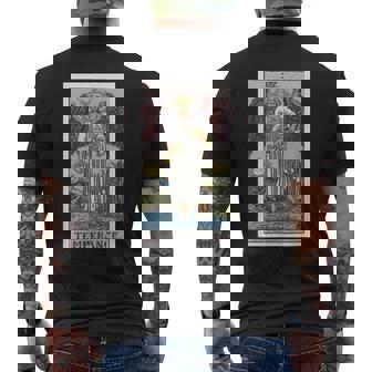 The Temperance タロットカード メンズTシャツ バックプリント - Kawaiitshirt