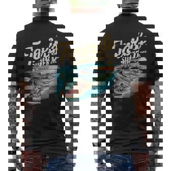 Tenerifeerano 2025Intage Island Map Beach Holiday España Camiseta Hombre Estampado Espalda - Regaloses