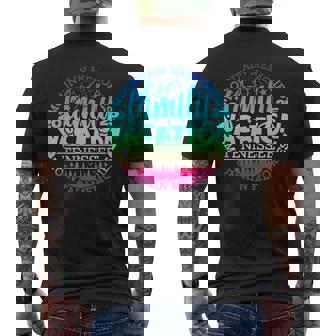 Tennessee Family Vacation Road Trip 2025 Mountain Gatlinburg Men's T-shirt Back Print | Mazezy