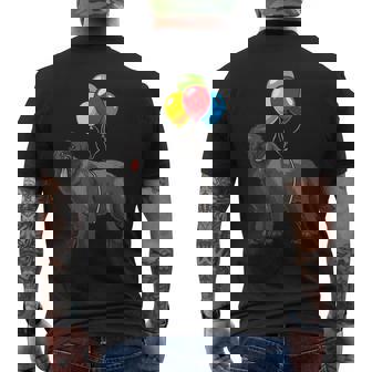 Terranova Cane Con Palloncini T-shirt da uomo con stampa posteriore - Novitaregali