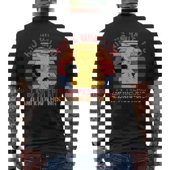 That's What I Do Cat Lovers パドルボールプレーヤー ピックルボール メンズTシャツ バックプリント - Kawaiitshirt