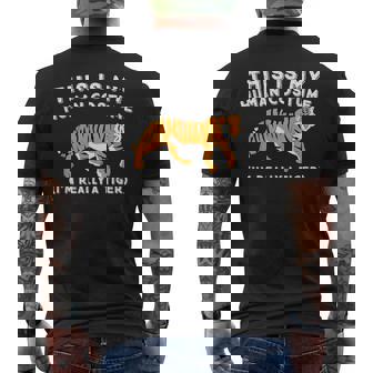 This Is My Human コスチューム I'm Really A Tiger かわいいタイガー メンズTシャツ バックプリント - Kawaiitshirt