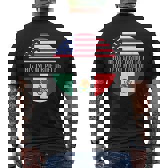 This Is My Pride フラッグ メキシカン アメリカン チカーノ チカーナ メンズ メンズTシャツ バックプリント - Kawaiitshirt