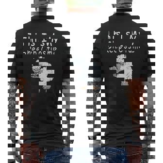 This Is Myheep Costume 羊の皮を被った狼 面白い羊 メンズTシャツ バックプリント - Kawaiitshirt