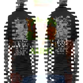 Tía Del Zoo Wild Cumpleañosafari Jungle Animal Divertido Camiseta Hombre Estampado Espalda - Regaloses