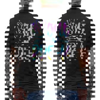 Tie Dye Peace Out Pre-K Happy Last Day Of School Preschool Men's T-shirt Back Print - Thegiftio
