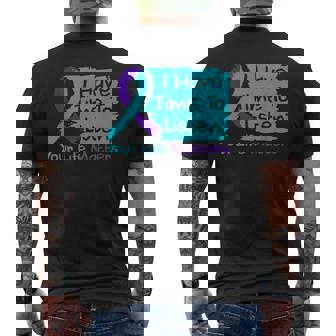 I Have Time To Listen Your Life Matters Suicide Prevention Men's T-shirt Back Print | Mazezy