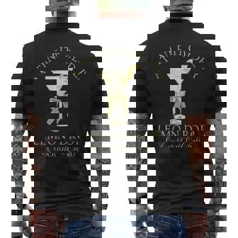 A Tini Bit Older Lemon Drop Cocktail Club Drinking Men's T-shirt Back Print - Thegiftio UK