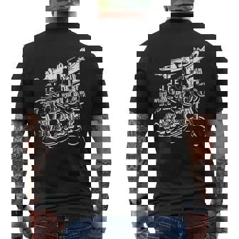 Tinta Artista Del Tatuaje El Hombre Del Tatuaje In Mangas Camiseta Hombre Estampado Espalda - Regaloses