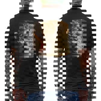 TitaniCムービーにインスパイアされた面白い猫好きのミーム。 メンズTシャツ バックプリント - Kawaiitshirt