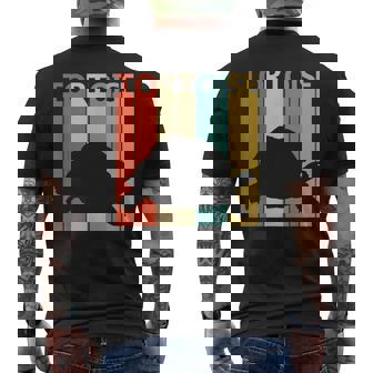 Tortoise リクガメ科 動物 メンズTシャツ バックプリント - Kawaiitshirt