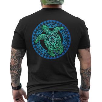 Tortue Hawaïennetyle Tribal Polynésienoleil Hawaïen Maori T-shirt imprimé au dos - Cadeauxyz