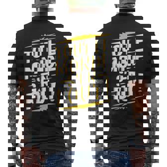 Tout Le Monde'en Fout T-shirt imprimé au dos - Cadeauxyz