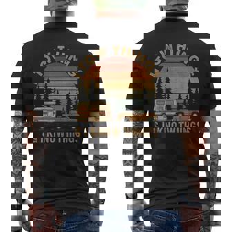 I Tow Things And I Know Things Fathers Day Men's T-shirt Back Print | Mazezy