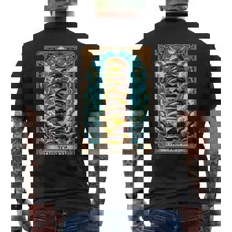 The Tower タロットカード バーガータワー ハンバーガー チーズバーガー メンズTシャツ バックプリント - Kawaiitshirt