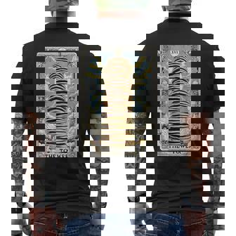 The Tower タロットカード パンケーキタワー 朝食 恋人 パンケーキ メンズTシャツ バックプリント - Kawaiitshirt