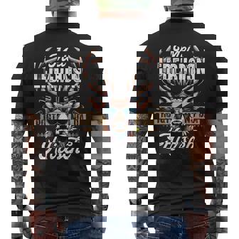 Traditional Costume Leather Trousers S T-Shirt mit Rückendruck - Seseable
