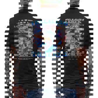 Tralalero Trala Italian Brainrot Meme Shark With Three Legs Men's T-shirt Back Print - Thegiftio