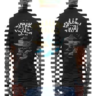 Tralalero Tralala イタリアンブレインロットミーム メンズTシャツ バックプリント - Kawaiitshirt