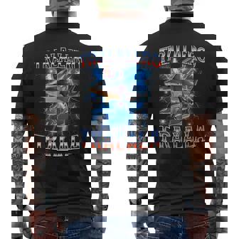 Tralalero Tralala Shark Meme Bootle Men's T-shirt Back Print - Monsterry