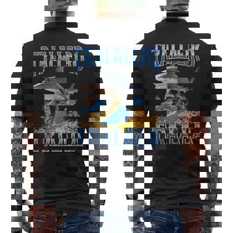 Tralalero Tralala Shark Meme Men's T-shirt Back Print - Thegiftio