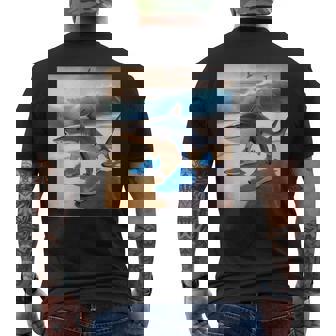 Tralalero Tralala ファニージェネレーションアルファシャークミーム メンズTシャツ バックプリント - Kawaiitshirt