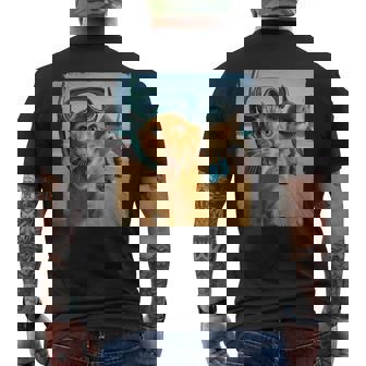 Tralalero Tralalahark Italienisches Brainrot Meme-Katzen-Selfie T-Shirt mit Rückendruck - Geschenkecke