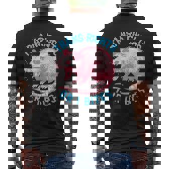 Trans Rights Or I Bites Possum Support Feminist Lgbtq Men's T-shirt Back Print - Thegiftio