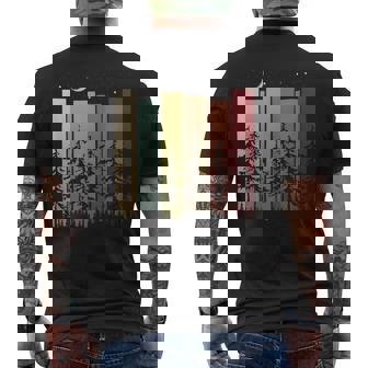 Trees Nature Mountains Adventure Outdoor Wildlife Forest Men's T-shirt Back Print - Thegiftio