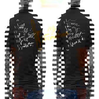 Trombone Without My Trombone Life Would B フラットトロンボーン メンズTシャツ バックプリント - Kawaiitshirt