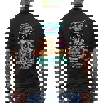 True-North Trusting Jesus In A Wild World Vbs Bear Nature Men's T-shirt Back Print | Mazezy