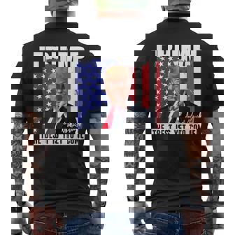 Trump The Best Is Yet To Come アメリカの国旗 ドナルド・トランプ メンズTシャツ バックプリント - Kawaiitshirt