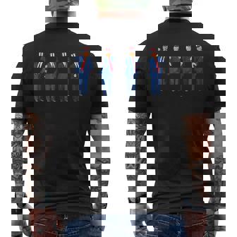 Trump Dance 4Th Of July Trump 2025 Men's T-shirt Back Print - Monsterry