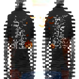 Trump Hallloween Skeleton Men's T-shirt Back Print - Thegiftio