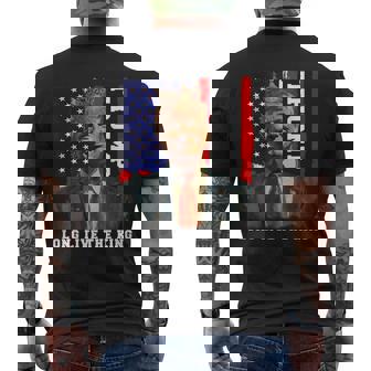 Trump King President Long Live The King Trump Men's T-shirt Back Print | Mazezy