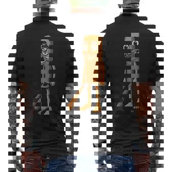 Tung Tung Tung Sahur Elegant Meme S T-Shirt mit Rückendruck - Seseable
