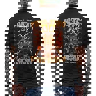 Tung Tungahur 面白い イタリアン ブレイン ミーム トゥン トゥン サフール メンズTシャツ バックプリント - Kawaiitshirt