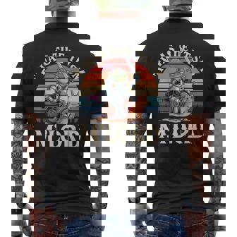 T'was The 'Tism M'lord Medieval Knight Frog Men's T-shirt Back Print | Mazezy