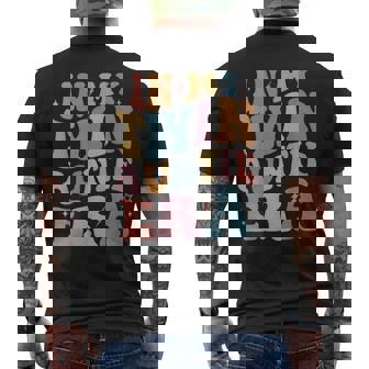 In My Twin Auntie Era Pregnancy Announcement Men's T-shirt Back Print - Thegiftio