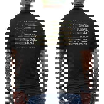 I Have Two Titles Dad And Pop-Pop Father's Day Grandpa Men Men's T-shirt Back Print - Thegiftio UK